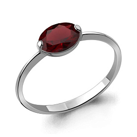 Кольцо Аквамарин - Серебро 925, Гранат (арт. 60006803.5)