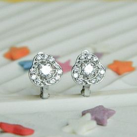 Серьги Галатея - Серебро 925, Фианит (арт. 3269.1)