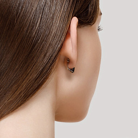 Серьги SOKOLOV - Серебро 925, Гранат, Фианит (арт. 92021200)