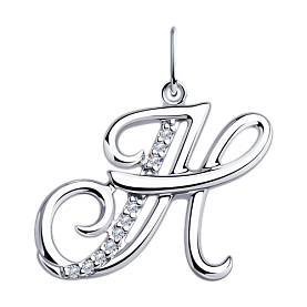 Подвеска Diamant - Серебро 925, Фианит (арт. 94-130-01308-1)