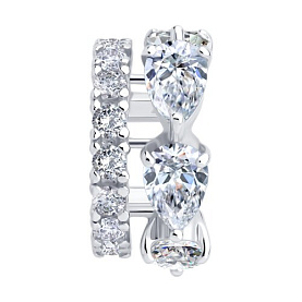 Серьга SOKOLOV - Серебро 925, Фианит (арт. 94170372)