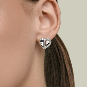 Серьги Diamant - Серебро 925, Фианит (арт. 94-120-00278-1)