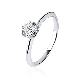 Кольцо Platinum Lab. - Платина 950, Бриллиант (арт. ПК-055-07)