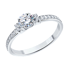 Кольцо Diamant - Серебро 925, Фианит (арт. 94-110-01556-1)