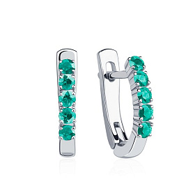 Серьги Platinum Lab. - Платина 950 (арт. ПС-045И-01)