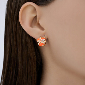 Серьги SOKOLOV - Серебро 925, Эмаль (арт. 93022468)