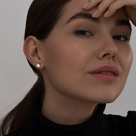 Серьги SOKOLOV - Серебро 925, Фианит (арт. 93022269)