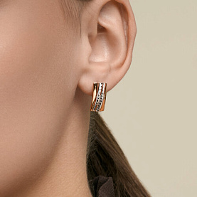 Серьги Diamant - Золото 585 (арт. 51-120-02464-2)