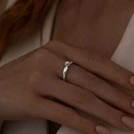 Кольцо SOKOLOV - Серебро 925, Фианит (арт. 94013643)