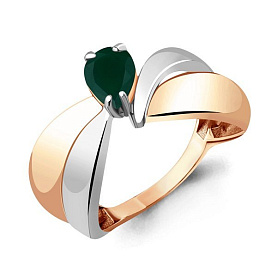 Кольцо Аквамарин - Серебро 925, Агат (арт. 6590109.6)