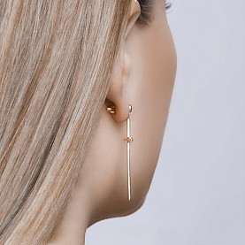 Серьги SOKOLOV - Серебро 925, Фианит (арт. 93020951)