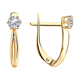 Серьги Diamant - Серебро 925, Фианит (арт. 93-120-01376-1)