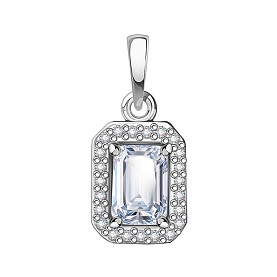 Подвеска POKROVSKY - Серебро 925, Фианит (арт. 0400850-00775)