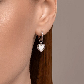 Серьги SOKOLOV - Серебро 925, Фианит, Эмаль (арт. 94026487)