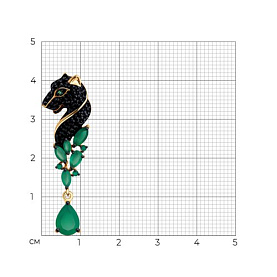 Подвеска SOKOLOV - Серебро 925, Агат, Фианит (арт. 92030806)