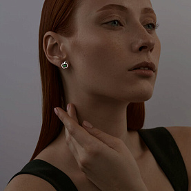 Серьги SOKOLOV - Серебро 925, Фианит (арт. 94026047)