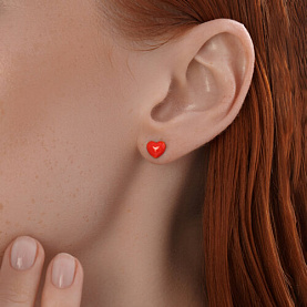 Серьги Diamant - Серебро 925, Эмаль (арт. 94-122-02304-1)