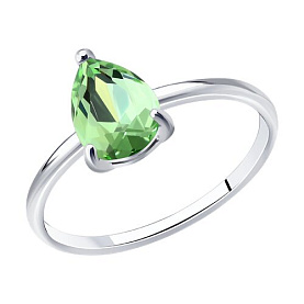 Кольцо Diamant - Серебро 925, Кристалл (арт. 94-110-00220-2)