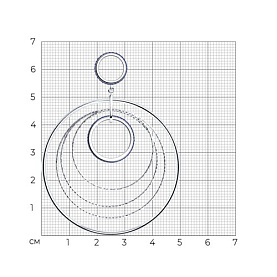 Подвеска Diamant - Серебро 925, Фианит (арт. 94-130-02033-1)