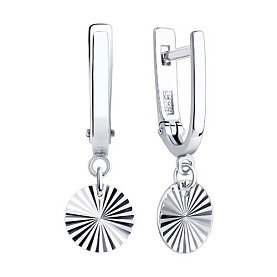 Серьги Diamant - Серебро 925 (арт. 94-121-00273-1)