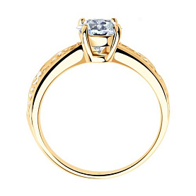 Кольцо SOKOLOV - Серебро 925, Фианит, Эмаль (арт. 93010322)