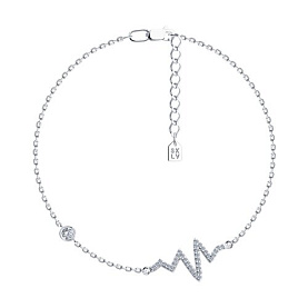 Браслет SOKOLOV - Серебро 925, Фианит (арт. 94050577)