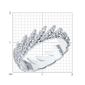 Кольцо Diamant - Серебро 925, Фианит (арт. 94-110-01941-1)
