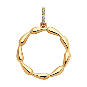 Подвеска Diamant - Серебро 925, Фианит (арт. 93-130-01887-1)