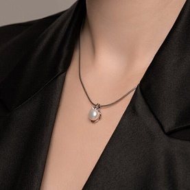 Подвеска SOKOLOV - Серебро 925, Жемчуг культивированный, Фианит (арт. 92030789)