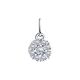 Подвеска SOKOLOV - Серебро 925, Фианит (арт. 94031462)