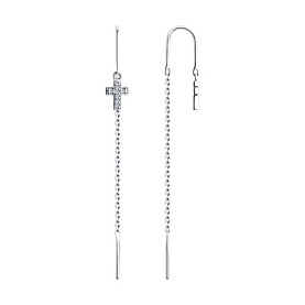 Серьги Diamant - Серебро 925, Фианит (арт. 94-123-01492-1)