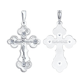 Подвеска SOKOLOV - Серебро 925, Фианит (арт. 94120001)