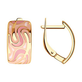 Серьги SOKOLOV - Серебро 925, Эмаль (арт. 93022391)