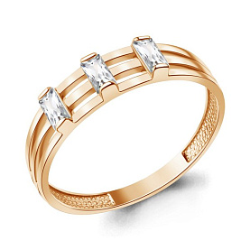 Кольцо Аквамарин - Серебро 925, Фианит (арт. 67908.6)