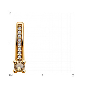 Подвеска Diamant - Серебро 925, Фианит (арт. 93-130-01573-2)