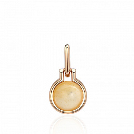 Подвеска Максипром - Серебро 925, Янтарь (арт. 230 0812 205)