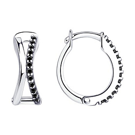 Серьги Diamant - Серебро 925, Фианит (арт. 94-120-01513-1)