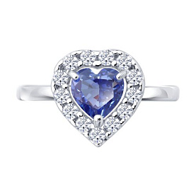 Кольцо SOKOLOV - Серебро 925, Фианит (арт. 94014693)