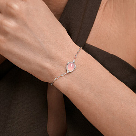 Браслет SOKOLOV - Серебро 925, Халцедон (арт. 83050077)