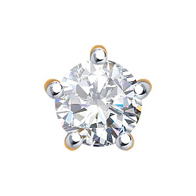 Серьга SOKOLOV - Золото 375, Фианит (арт. 170023-4)