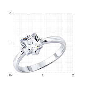 Кольцо SOKOLOV - Серебро 925, Фианит (арт. 94014960)