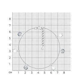 Браслет SOKOLOV - Серебро 925, Фианит (арт. 94051283)