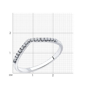 Кольцо Diamant - Серебро 925, Фианит (арт. 94-110-01511-2)
