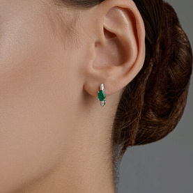 Серьги SOKOLOV - Серебро 925, Агат (арт. 92025348)