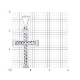 Подвеска SOKOLOV - Золото 585, Фианит (арт. 034877-3)