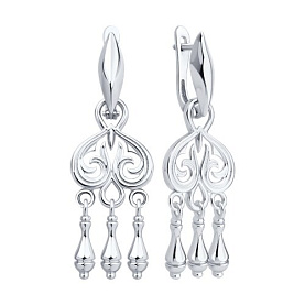 Серьги Diamant - Серебро 925 (арт. 94-121-02359-1)