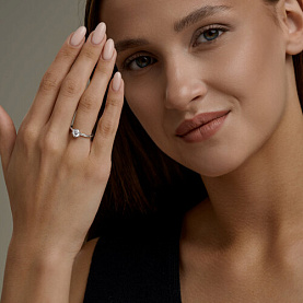 Кольцо SOKOLOV - Серебро 925, Фианит (арт. 94014877)