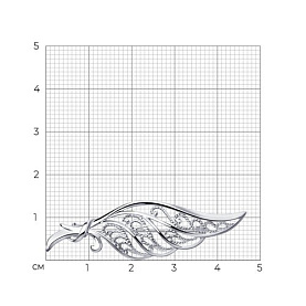 Брошь Diamant - Серебро 925 (арт. 94-140-00712-1)