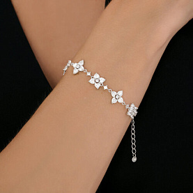 Браслет SOKOLOV - Серебро 925, Фианит (арт. 94051508)