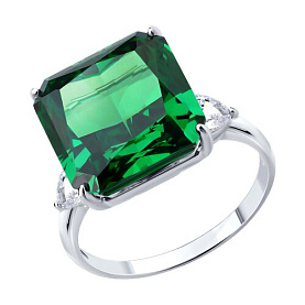 Кольцо SOKOLOV - Серебро 925, Фианит (арт. 94014643)